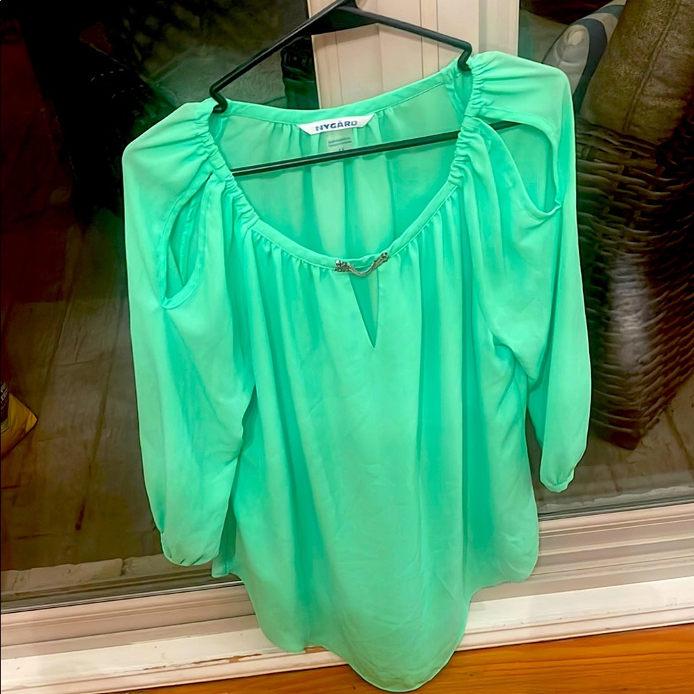 Women's Green Blouse